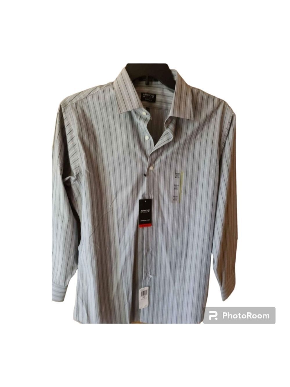 Men's Arrow Dress Shirt 16.5 Sleeve 32/33 Long Sleeved